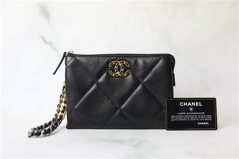 chanel wristlet pouch|Chanel cosmetic pouch price.